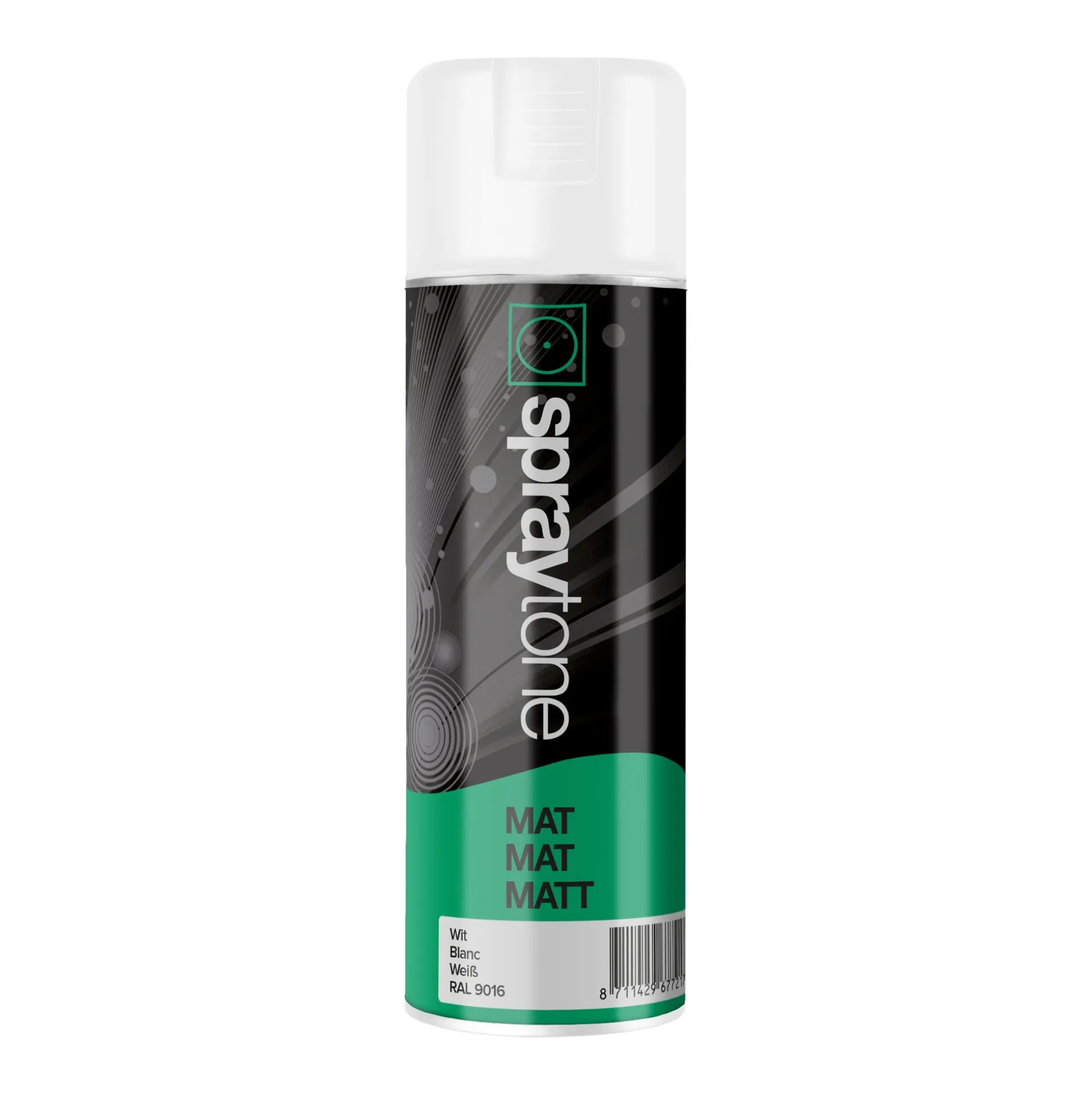 Spuitlak mat wit 1410 400ml Sprayton