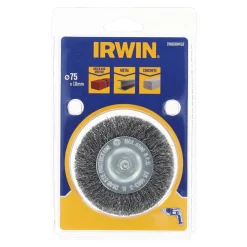 Staaldraadborstel 75x10mm Irwin