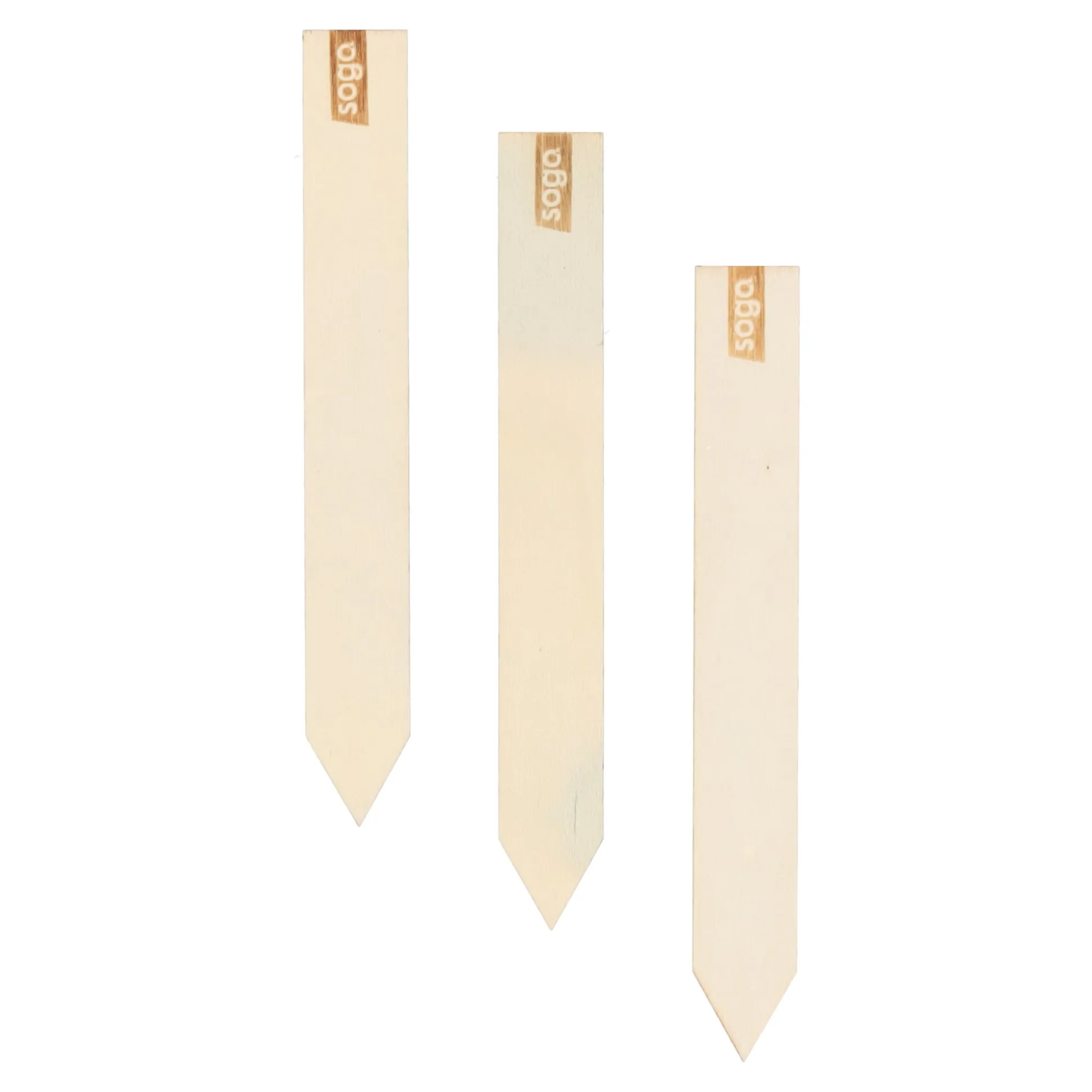 Steeketiket hout 15cm 24st SOGO