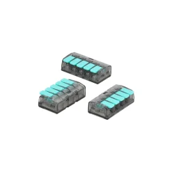Steekklem hendel blauw 5x0.5x4mm 10st