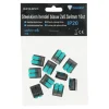 Steekklem hendel blauw 2x0.5x4mm 10st