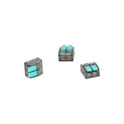 Steekklem hendel blauw 2x0.5x4mm 10st