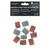 Steekklem hendel oranje 3x0.5x4mm 10st