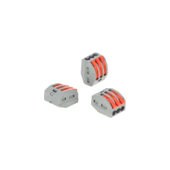 Steekklem hendel oranje 3x0.5x4mm 10st