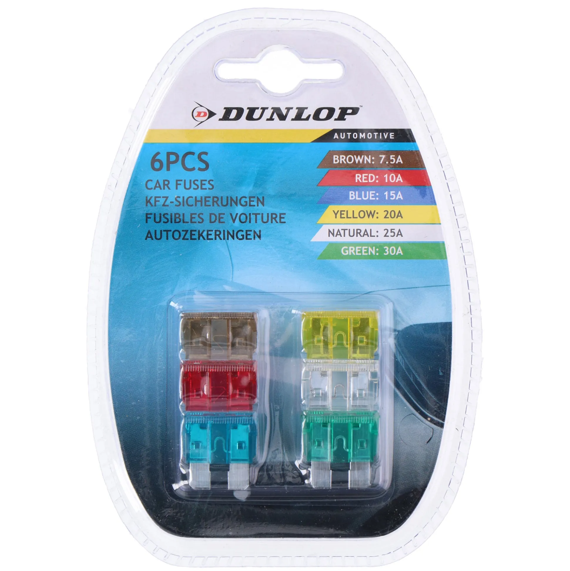 Steekzekeringen 6st. Dunlop