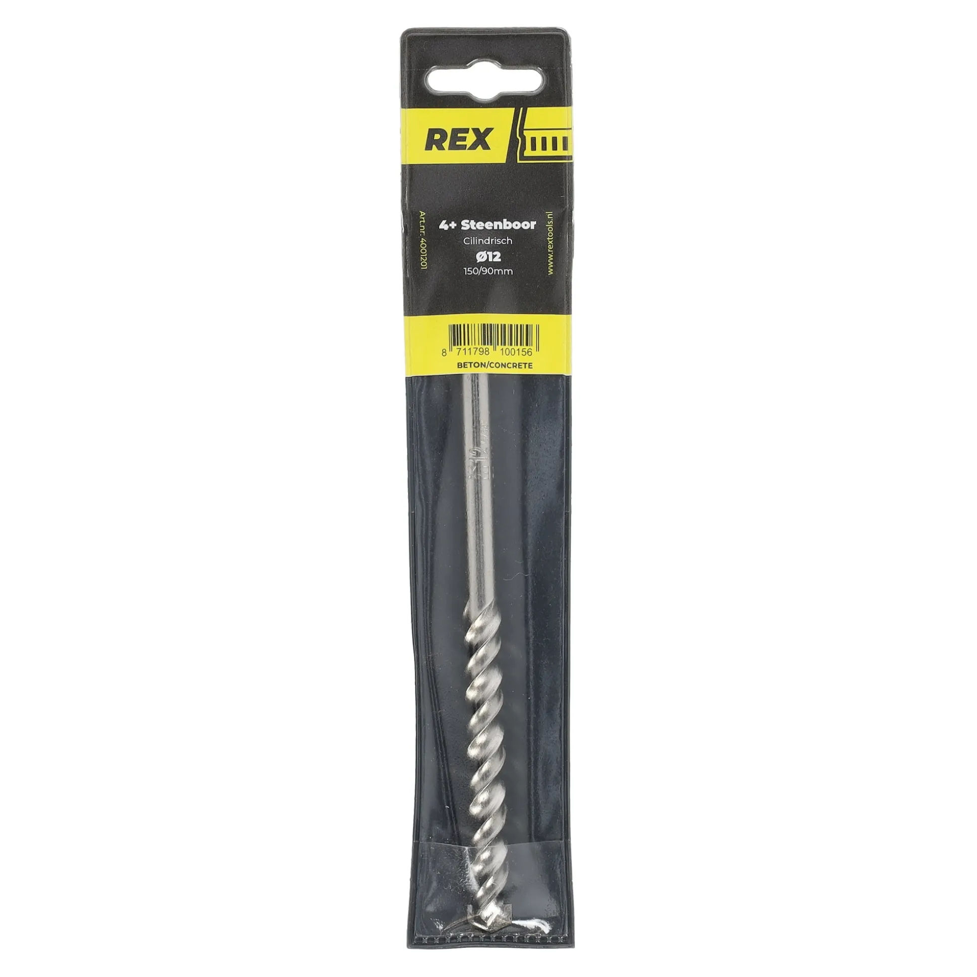 Steenboor 4-voudig universeel 12 mm Rex