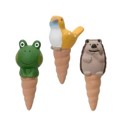 Steker keramiek slak 15 cm 3 assorti