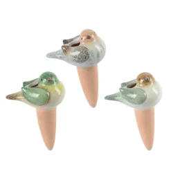 Steker keramiek vogel 15 cm