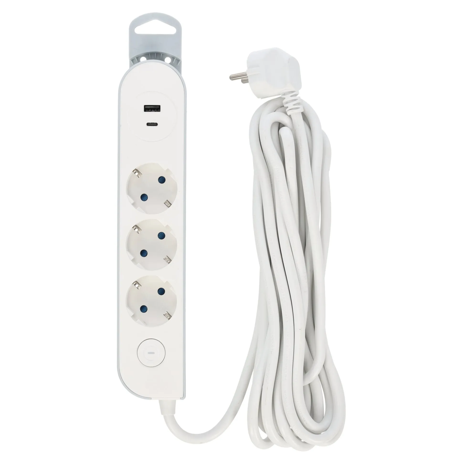 Stekkerdoos 3-NL+USB A+C 3x1,5 5M DM