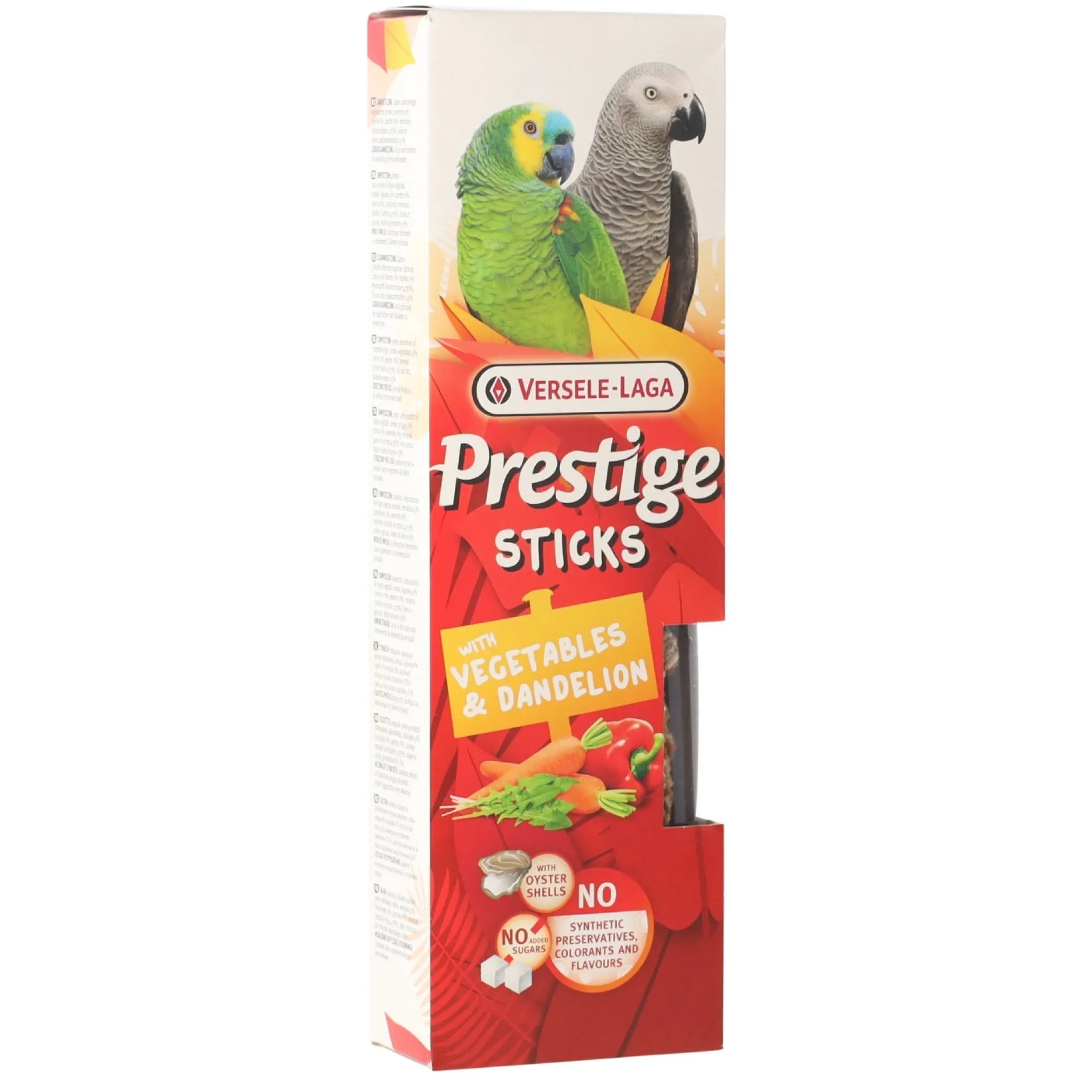 Stick parkiet+papegaai groenten 2st.