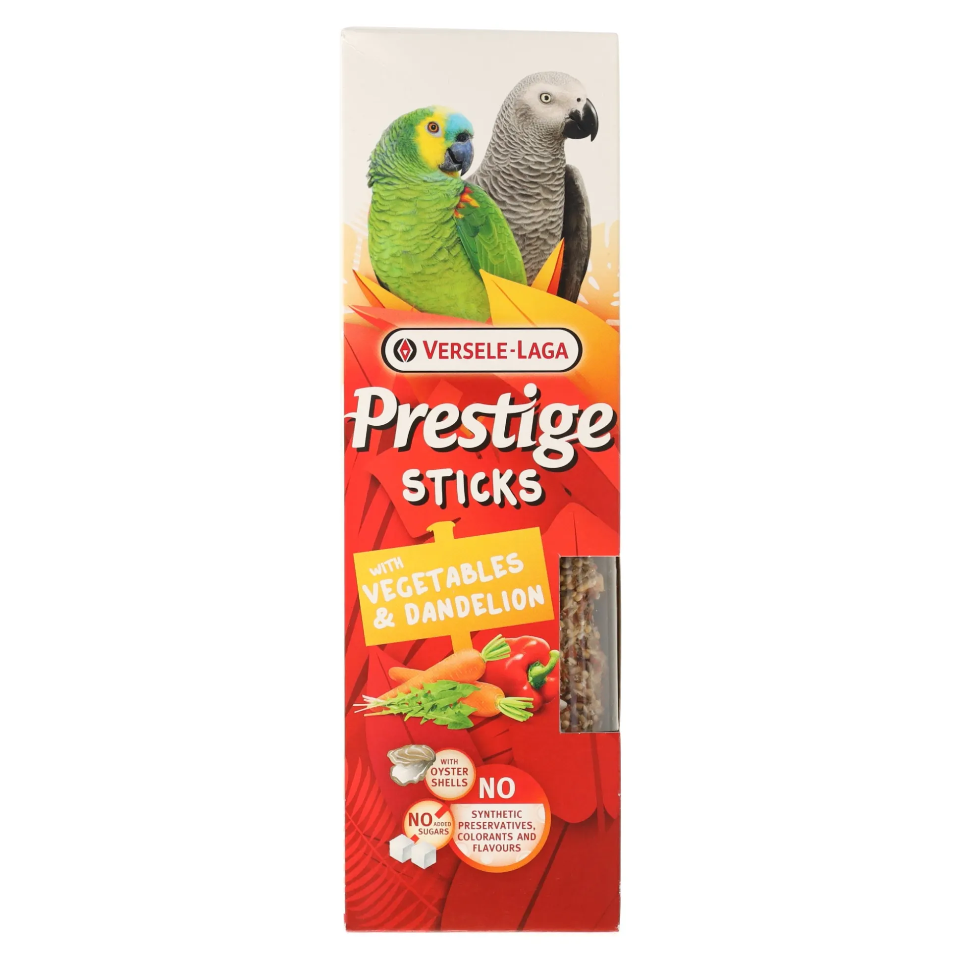 Stick parkiet+papegaai groenten 2st.