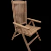 Stoel 5 standen Lotte 11 lats teak