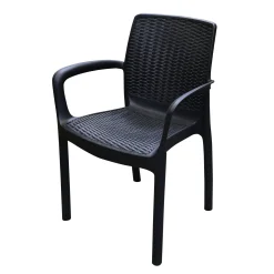 Stoel Bali Antraciet