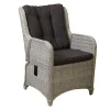 Stoel Cimino verstelbaar white grey met kussen