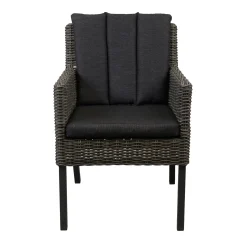 Stoel Deconta willow grey met kussen