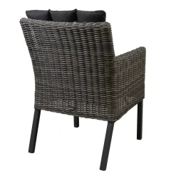 Stoel Deconta willow grey met kussen