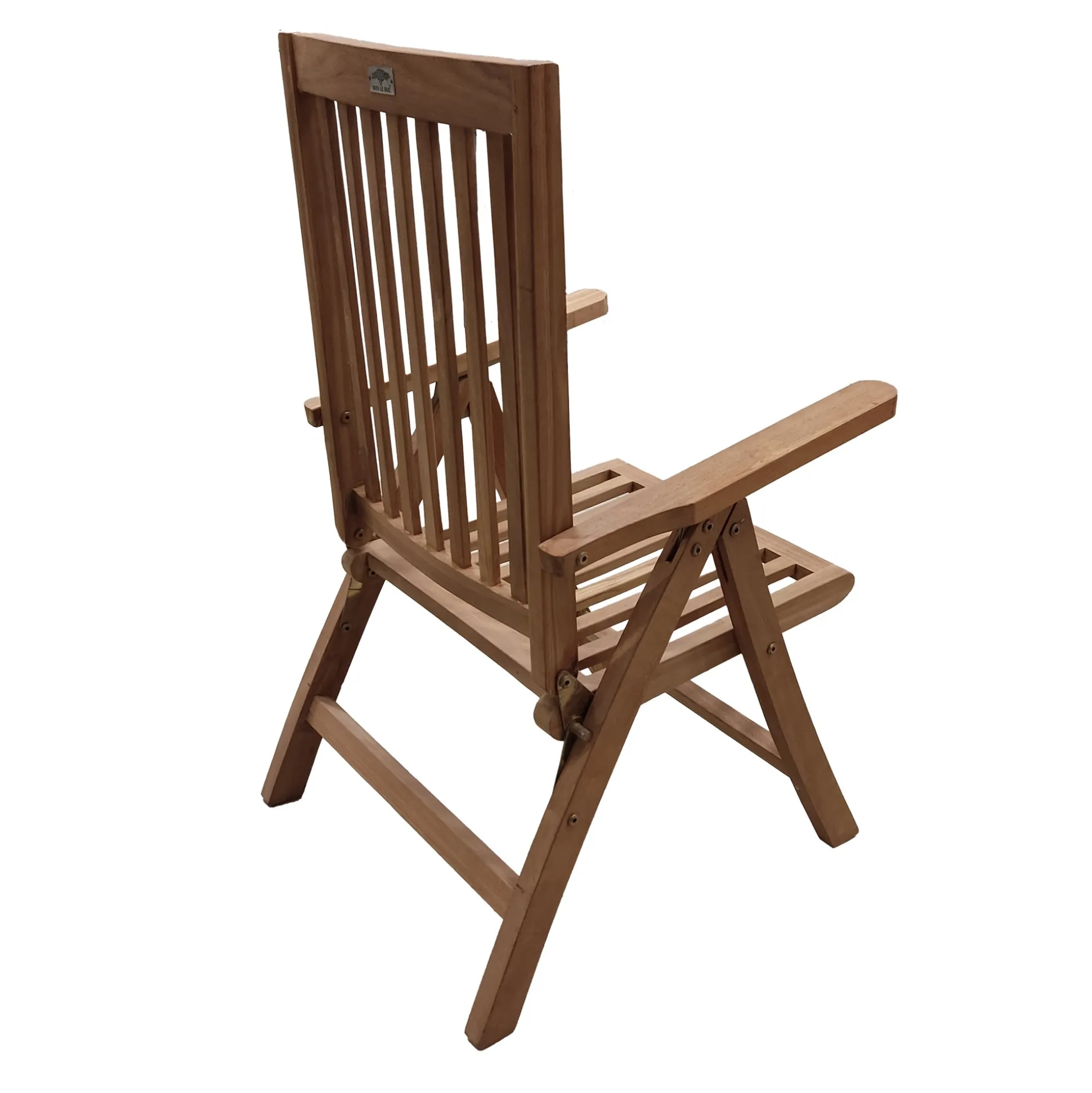 Stoel met 5 standen Femke, 7 latten, teak