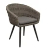 Stoel Pasturo willow grey met kussen