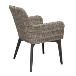 Stoel Retosi white grey met kussen