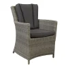 Stoel Sauro willow grey met kussen