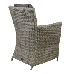 Stoel Sauro willow grey met kussen