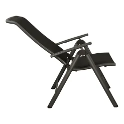 Stoel 8-st Balgano antra metal/zwart