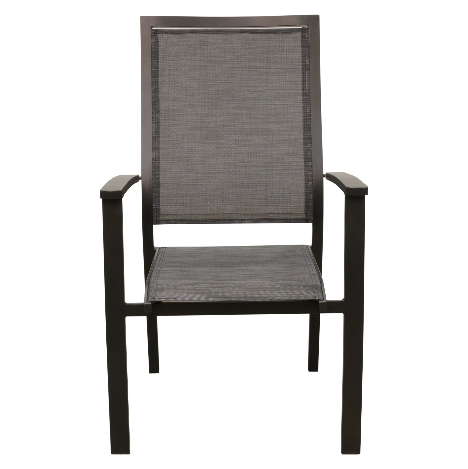 Stoel stapel Casera zwart/antra