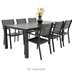 Stoel stapel Cori antraciet