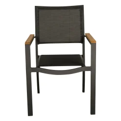 Stoel stapel Pineta Antraciet Bois le Duc