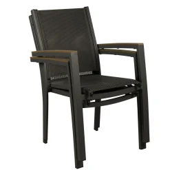 Stoel stapel Sangro Antraciet Bois le Duc