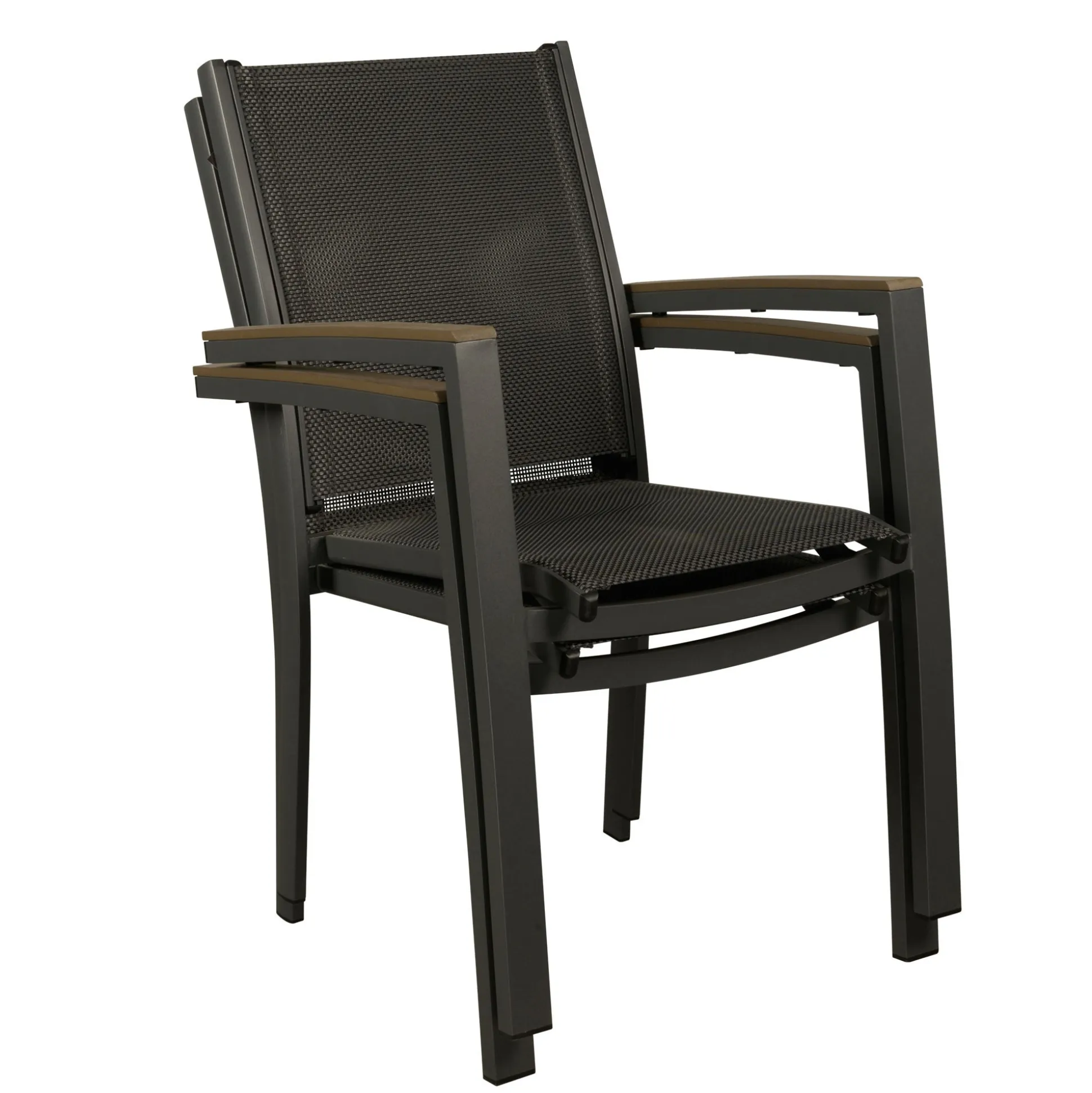 Stoel stapel Sangro Antraciet Bois le Duc