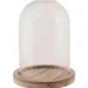 Stolp glas met voet 12 x 13 cm