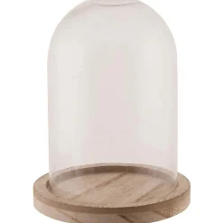 Stolp glas met voet 12 x 13 cm