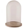 Stolp glas met voet 17 x 25 cm