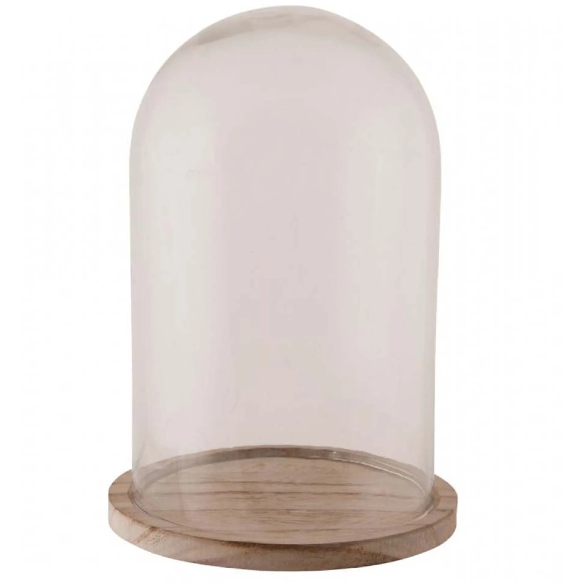 Stolp glas met voet 17 x 25 cm