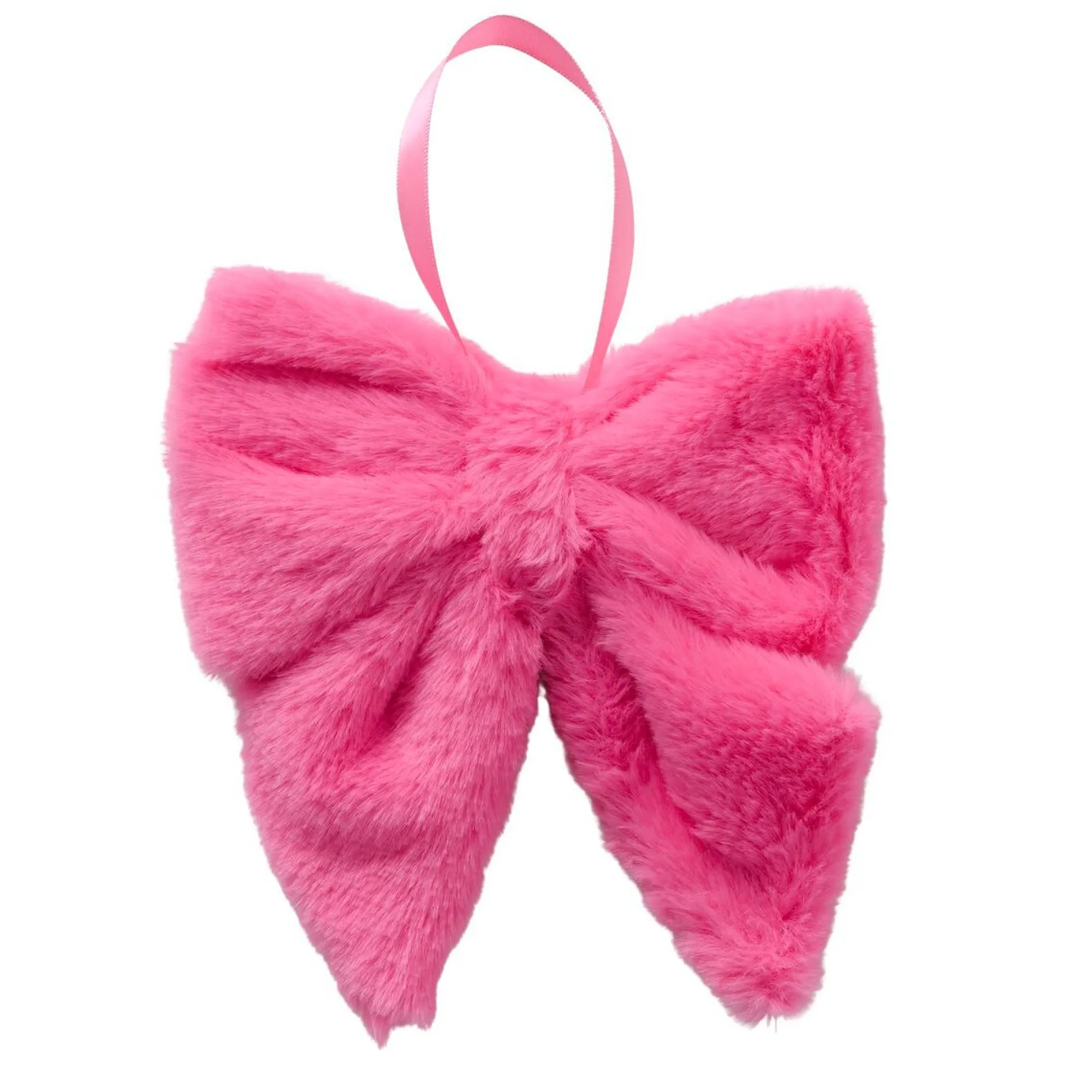 Strik Bowy fluffy roze 17x20cm