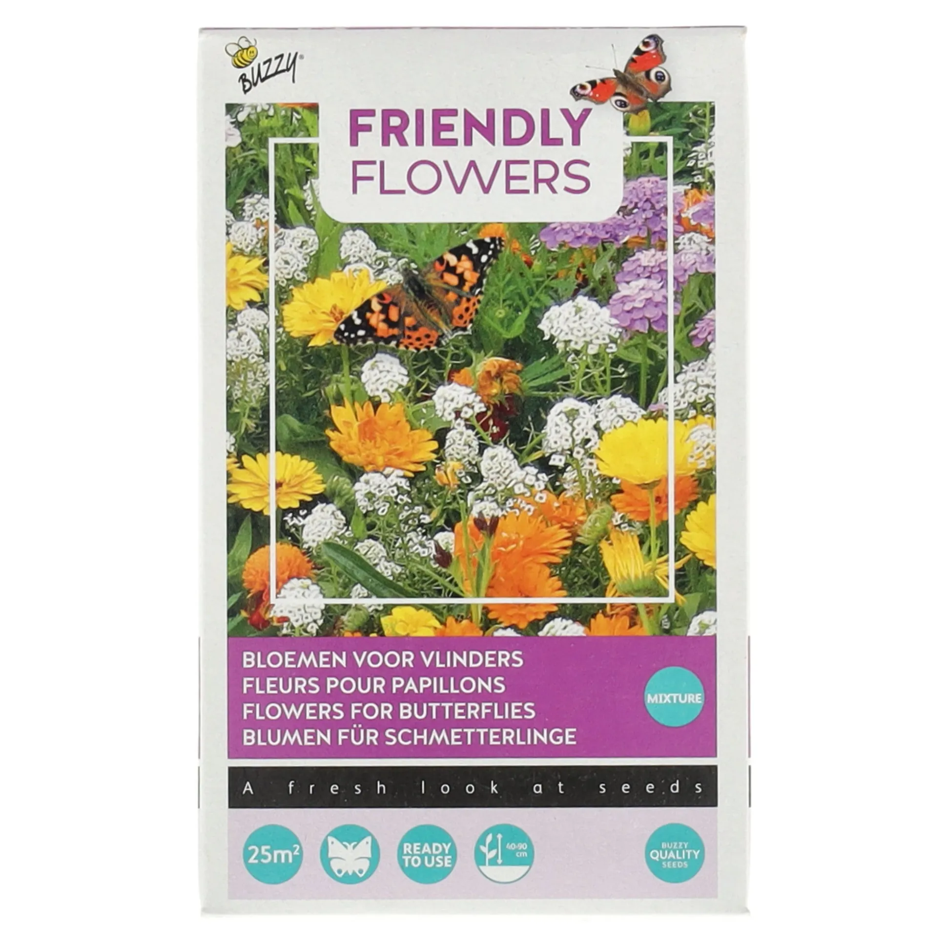 Strooidoosje Friendly Flowers vlinders Buzzy