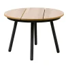 Tafel bijzet Fosso 55cm antraciet