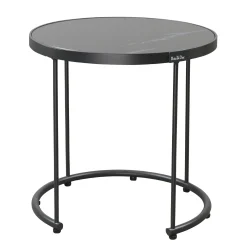 Tafel bijzet Nemi 35cm antraciet