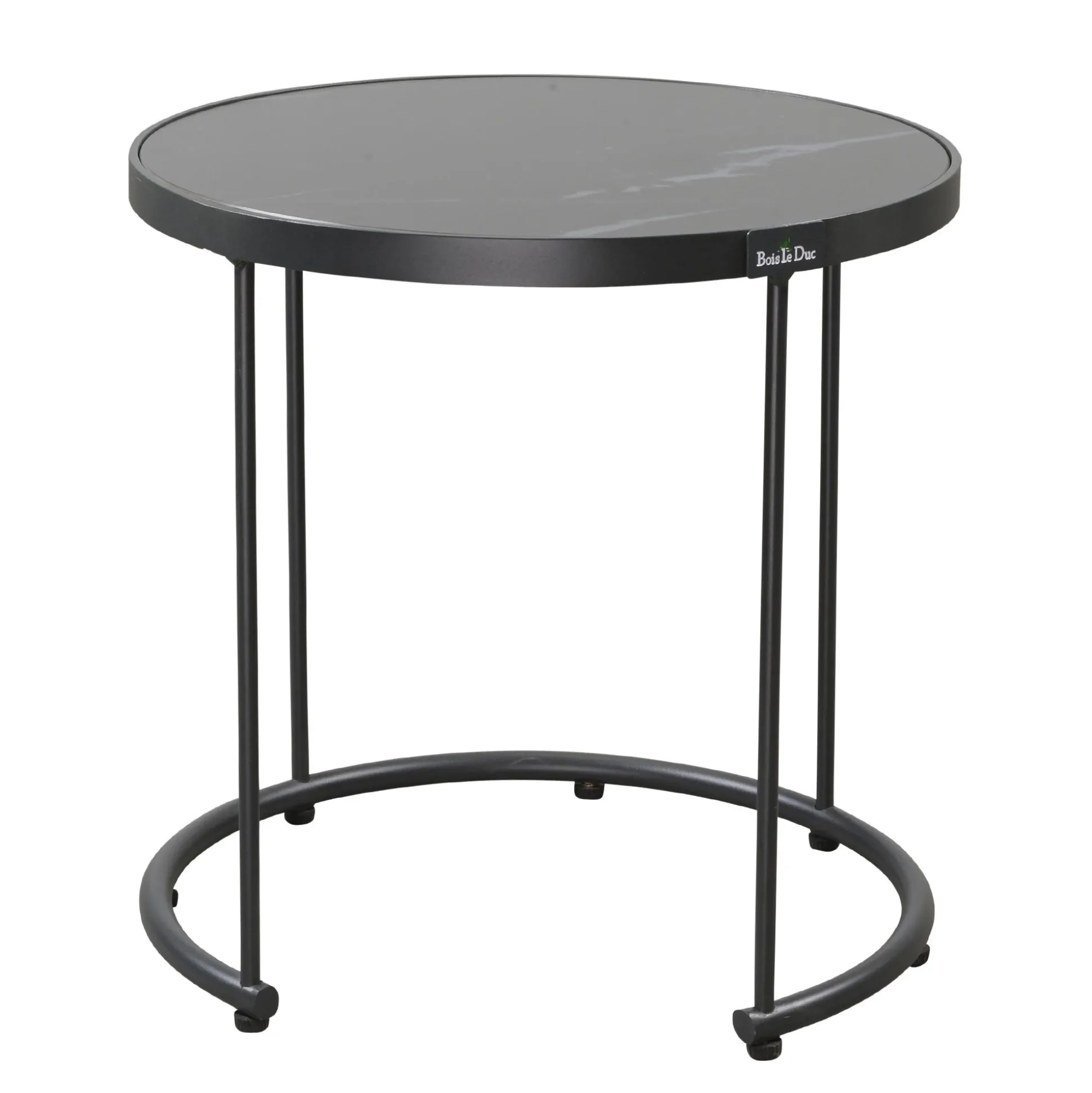 Tafel bijzet Nemi 35cm antraciet