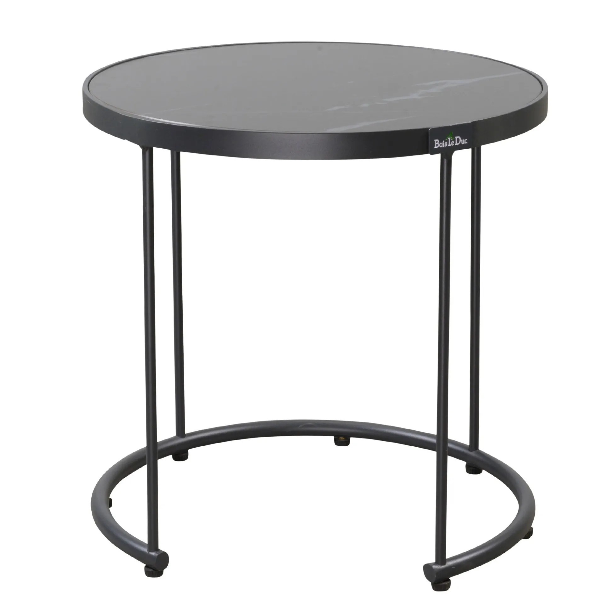 Tafel bijzet Nemi 45cm antraciet