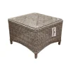 Tafel bijzettafel Aprano 57x57 cm White Grey Bois le...