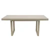 Tafel Brozzi hoog 140x75cm milky grey