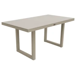 Tafel Brozzi hoog 140x75cm milky grey