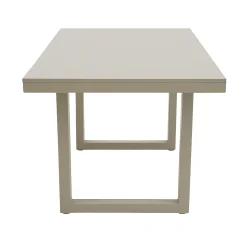 Tafel Brozzi hoog 140x75cm milky grey