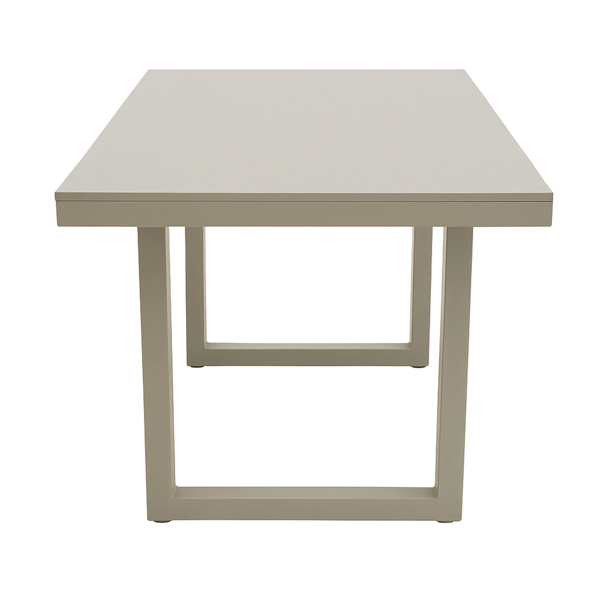 Tafel Brozzi hoog 140x75cm milky grey