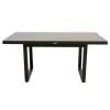 Tafel Brozzi hoog 140x75cm zwart