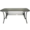 Tafel Caleta 150x90cm antra metal