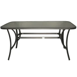 Tafel Caleta 150x90cm antra metal