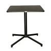 Tafel Calvera 70x70cm zwart